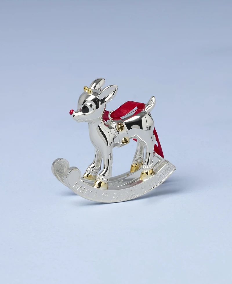 Lenox 2026 Baby's 1st Christmas Rudolph Ornament