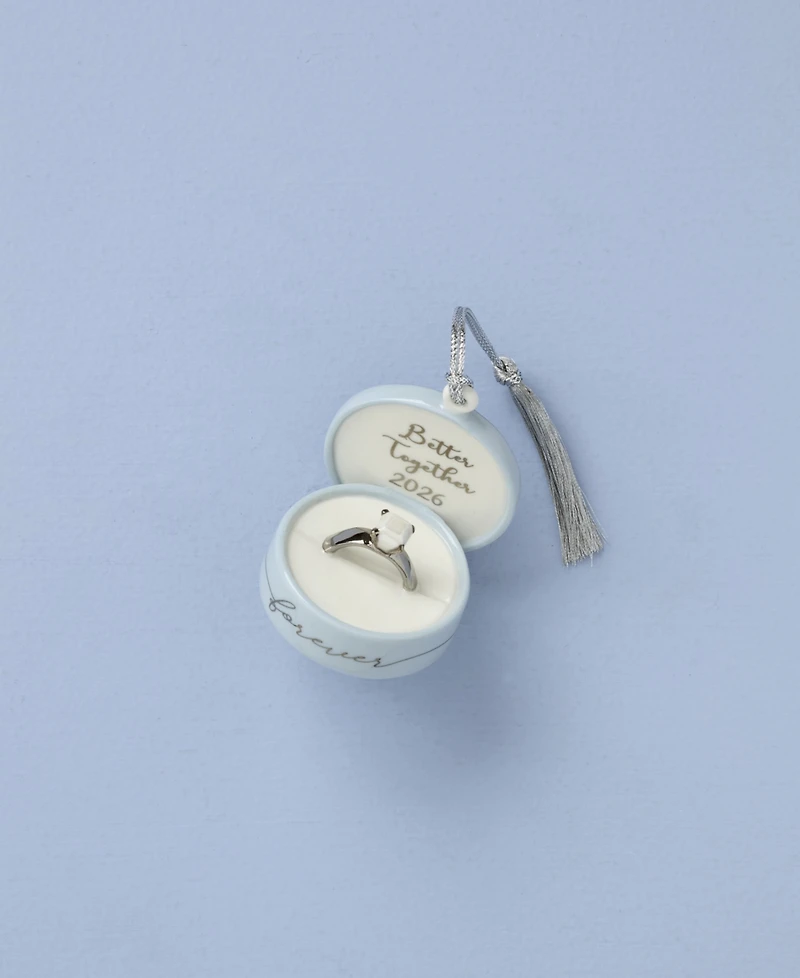 Lenox 2026 Together Forever Ring Box Ornament