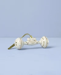 Lenox 2026 Babys 1st Christmas Rattle Ornament