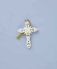 Lenox 2026 Snow Fantasies Cross Ornament