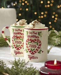 Lenox Holiday First Christmas Together Mug, Set of 2