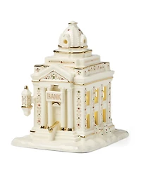Lenox Mistletoe Park Bank Lit Figurine