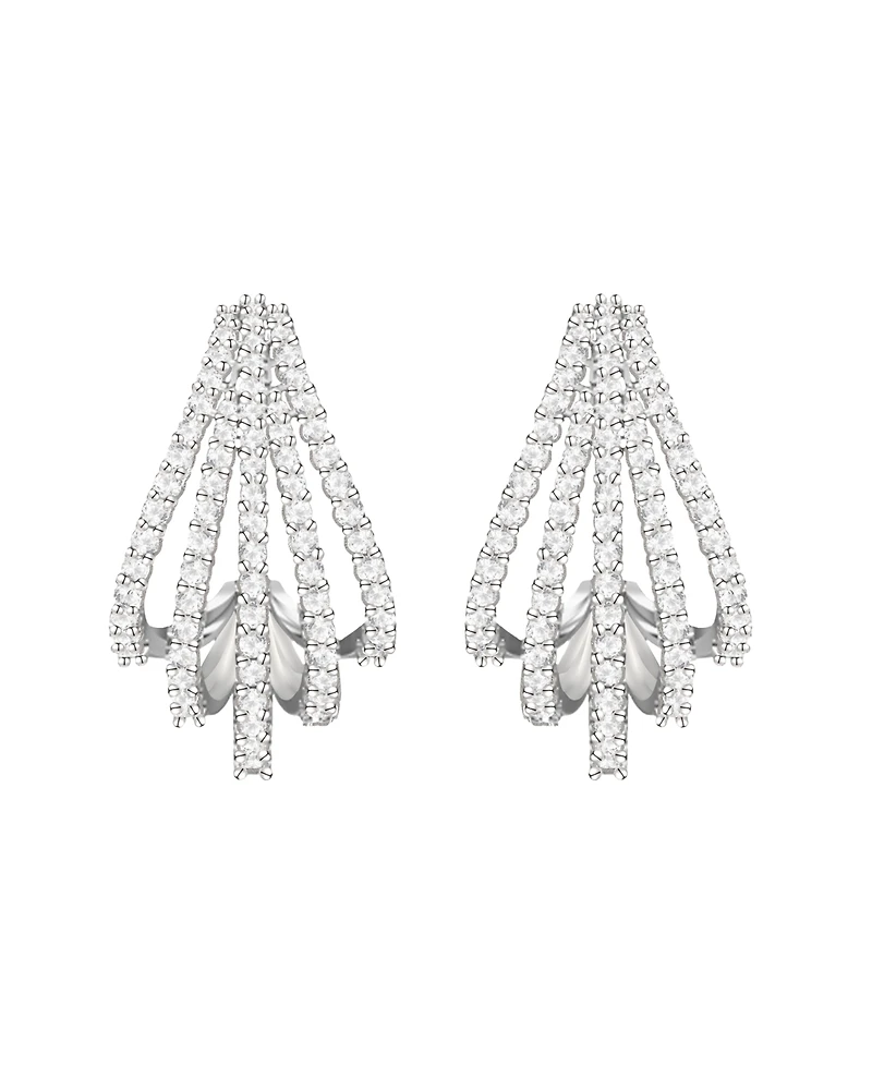 Macy's Diamond Earrings (3/4 ct. t.w.) in Sterling Silver