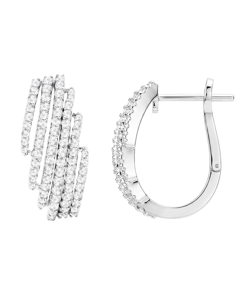 Macy's Diamond Earrings (1 ct. t.w.) in Sterling Silver