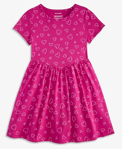 Epic Threads Girls' Xs-xl Heart Toss Printed Cotton Dress, Macy's Exclusive