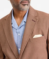Club Room Men's Regular-Fit Houndstooth Notch-Lapel Blazer, Macy's Exclusive