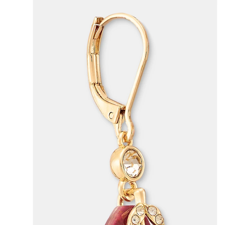 lonna & lilly Pave Stone Drop Earrings