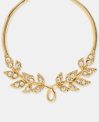 lonna & lilly Pave Vine Hoop Earrings