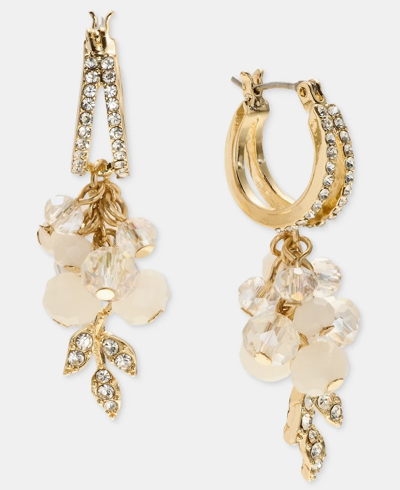 lonna & lilly Beaded Charm Split-Hoop Earrings