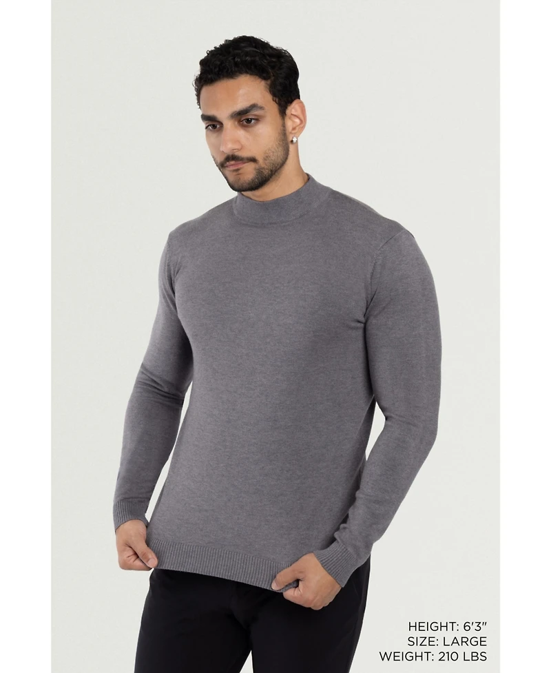 Xray Big & Tall Mock Neck Sweater