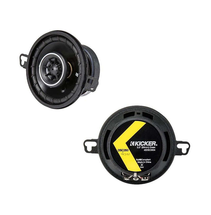 Kicker 43DSC3504 DS Series 3.5" 2-Way Car Speakers
