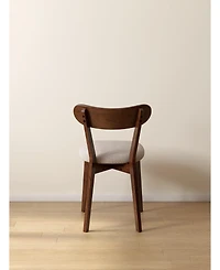 sumyeg Solid Oak Dining Chair with Fas Grade Wood Frame for Dining Room and Living Room