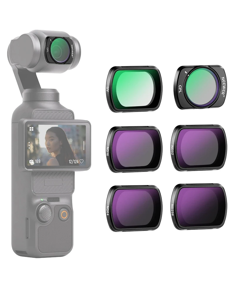 Neewer ND16 Camera Lens Accessory with Cpl, ND16, ND32 for Dji Osmo Pocket 3