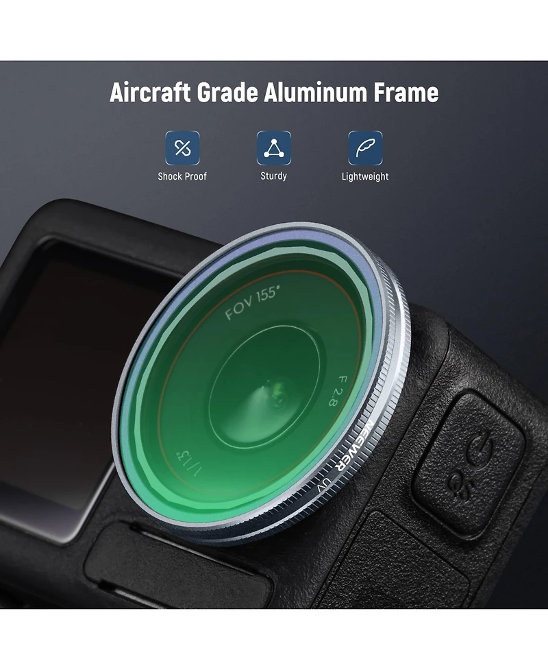 Neewer Fl-A70 Camera Lens Accessory for select Dji Osmo Action models
