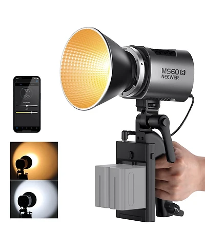 Neewer MS60B Led Video Light with 65W, 40000lux, 2700K-6500K