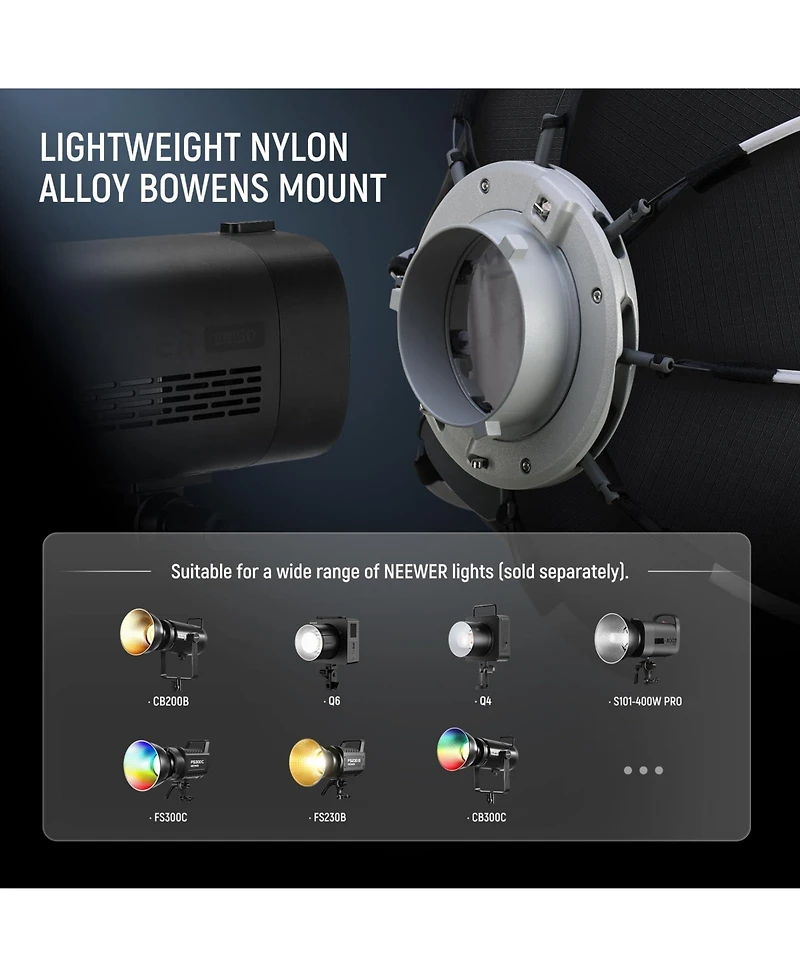 Neewer NS45P Softbox for Aputure 120d Godox SL60w