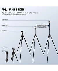 Neewer TP17 Camera Tripod with 13.2 lbs for select iPhone models