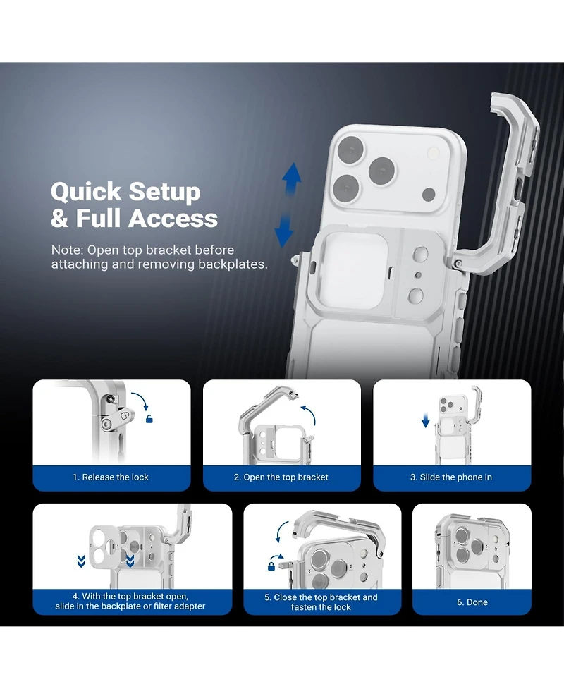 Neewer PA143 Camera Mounting Accessory for select iPhone models