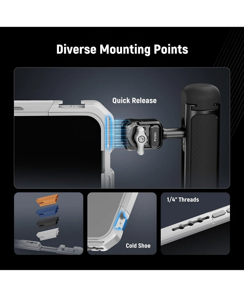 Neewer PA144 Camera Mounting Accessory with 4X for select iPhone models