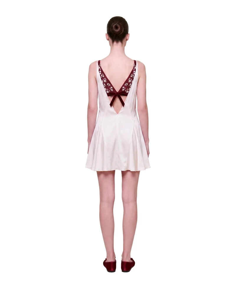 Pcfg Women's The Broderie Anglaise Satin Dress