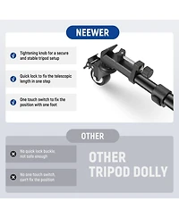 Neewer Camera Tripod with 2 inch, 33lbs for select Canon, Nikon and Sony cameras