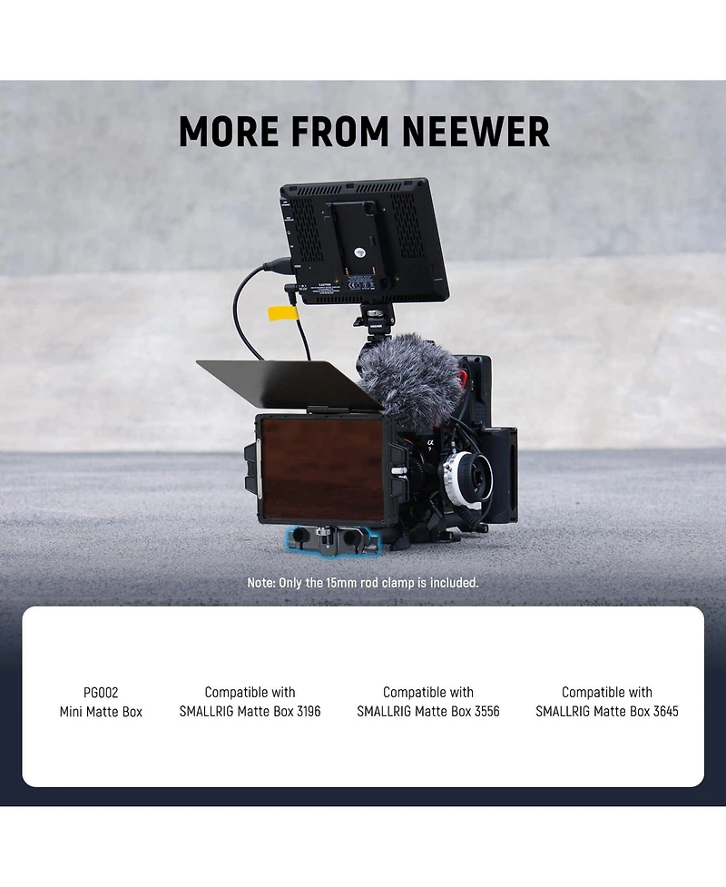 Neewer PG013 Camera and Photo Accessory for SmallRig Neewer Mini Matte Boxes