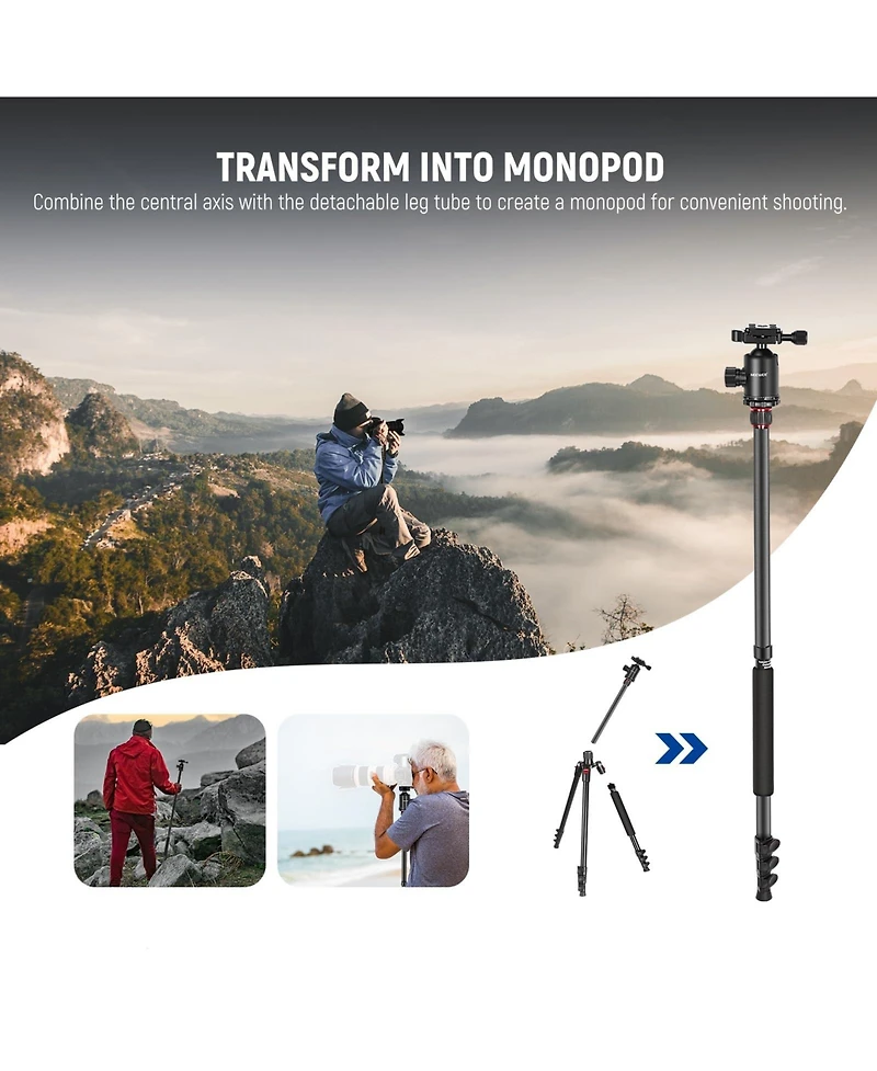 Neewer TP77 Camera Tripod with 34lb