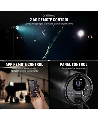 Neewer CB200C Led Video Light with 200W, 23000lux, 2500K-7500K