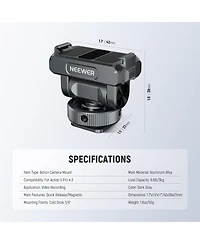Neewer AC012 Camera Mounting Accessory for Dji Osmo 360 / Action 5 Pro
