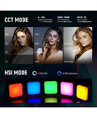 Neewer RGB62 Led Video Light with 2000mAh, 2500K-8500K, CRI97