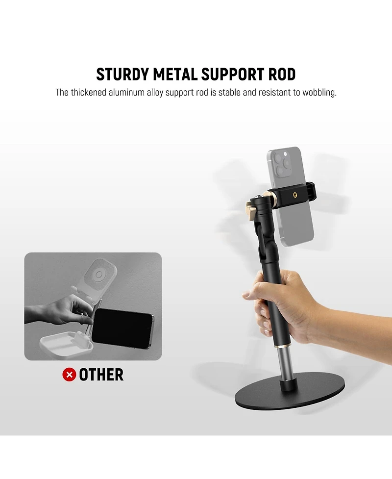 Neewer MT010 Camera Mounting Accessory for select iPhone and Android mobile devices