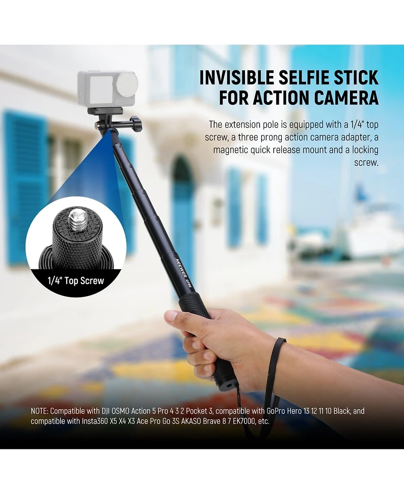 Neewer Gp-86 Camera Mounting Accessory for select Dji Osmo Action models