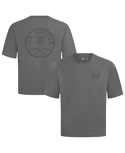 LevelWear Men's Gray Usmnt Luxe Signature Knit Transit T-Shirt