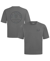 LevelWear Men's Gray Usmnt Luxe Signature Knit Transit T-Shirt