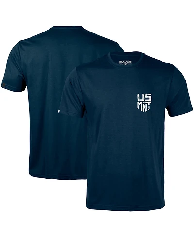 LevelWear Men's Navy Usmnt Richmond Scribble T-Shirt