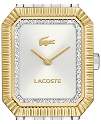 Lacoste Women's Quartz Parisienne Silver-Tone Stainless Steel Bracelet Watch 22.8mm