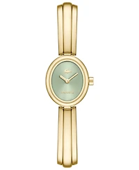 Lacoste Women's Quartz Suzanne Gold-Tone Stainless Steel Bangle Bracelet Watch 18.5mm