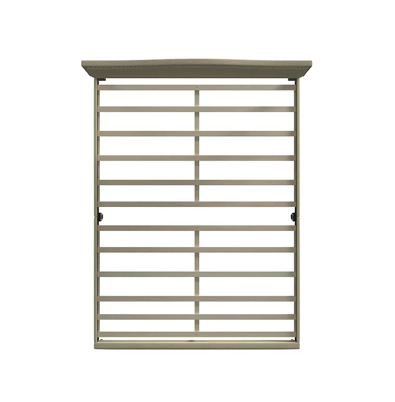 Glenwillow Home Leighford Queen Platform Bed Light Gray