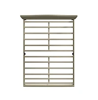 Glenwillow Home Leighford Queen Platform Bed Light Gray