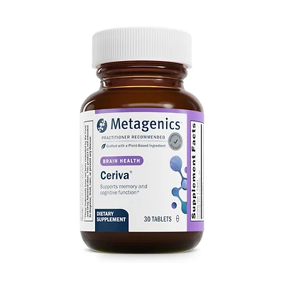 Metagenics Ceriva - Cognitive and Memory Support Formula with Huperzine A - Supports Focus, Recall and Brain Health