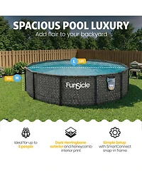 Funsicle 12' x 36" Oasis Designer Round Above Ground Pool