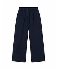 Whistles Women's 100% Cotton Wide Leg Trousers