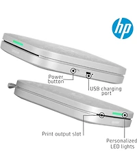 Hp Sprocket 3x4 Portable Printer - Instant Photo Printer, Album, Zink Paper and Scissors Bundle