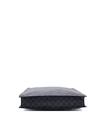 Pre-Owned Gucci Tall Convertible Soft Open Tote Gg Coated Canvas