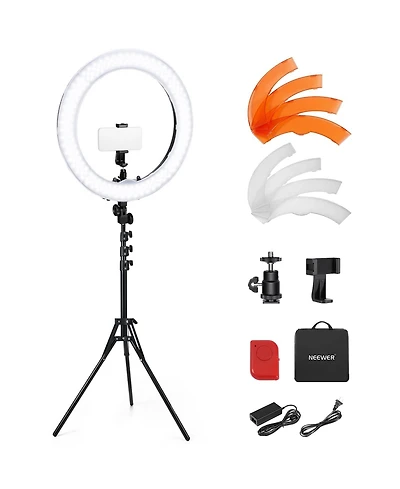Neewer Rl-18 Ring Light with select iPhone models
