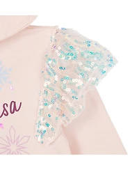 Frozen Toddler Girls Bambi Queen Elsa Zip-Up Hooded Sweatshirt