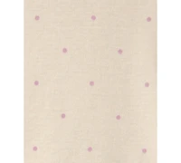 Carter's Girls' Floral French Terry Layering Long-Sleeve Bodysuit, Sweatshirt and Pants, 3-Piece Set
