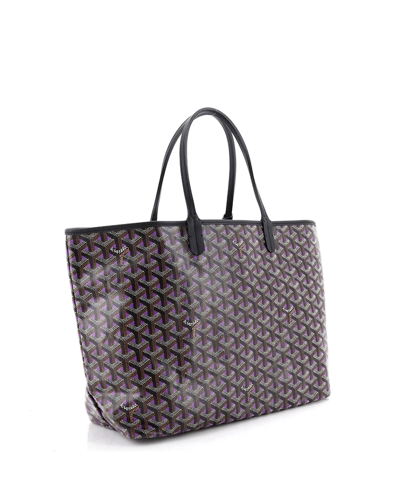Pre-Owned Goyard Pm Saint Louis Tote Claire Voie Coated Canvas