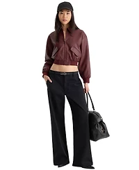 Good American Women's Better Than Leather Collared Jacket
