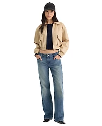 Good American Women's Vintage Low-Rise Bootcut Jeans